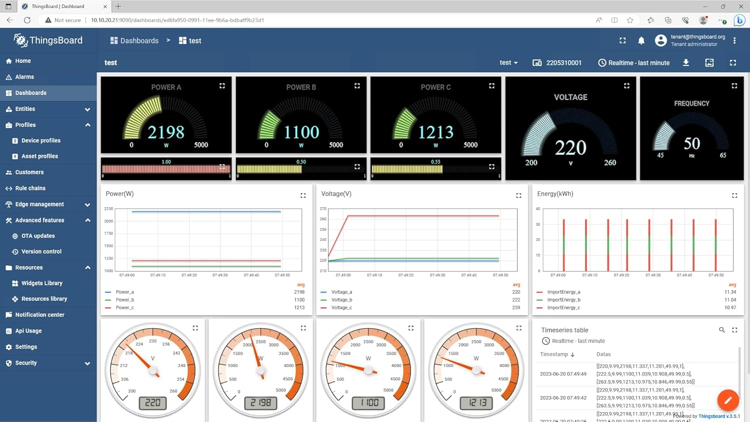 IAMMETER WEM3050T Wifi Energy Meter, 3-Phase/Split Phase/1-Phase, 150A Split-Core Cts, Real-Time Power Monitoring, Solar & Grid Tracking, Home Assistant & MQTT, Lifetime Basic IAMMETER Cloud image number 3