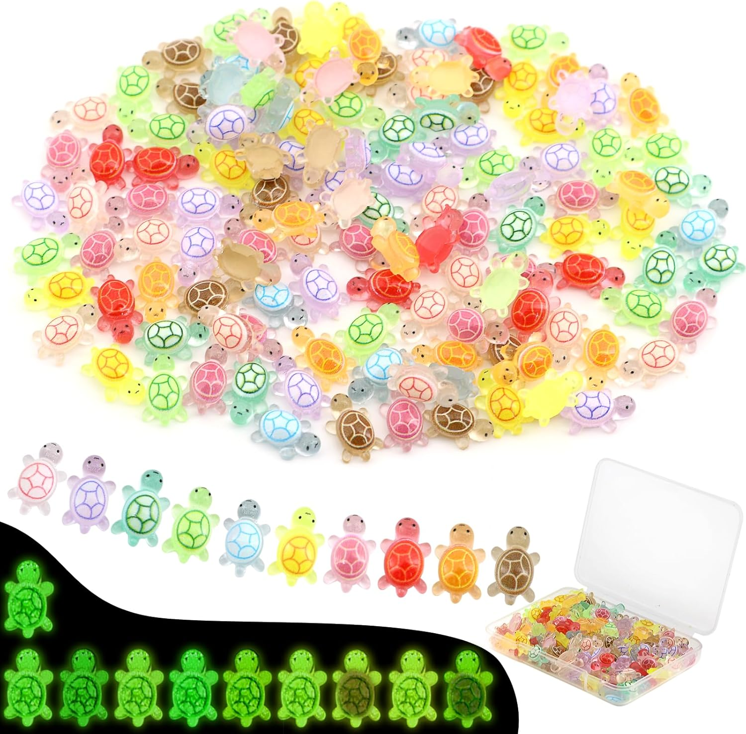 60Pcs Mini Resin Butterflies, Miniature Dollhouse Accessories Tiny Butterflies for Crafts, Mini Resin Animals Figurines for DIY Fairy Garden Dollhouse Micro Landscaping Decoration