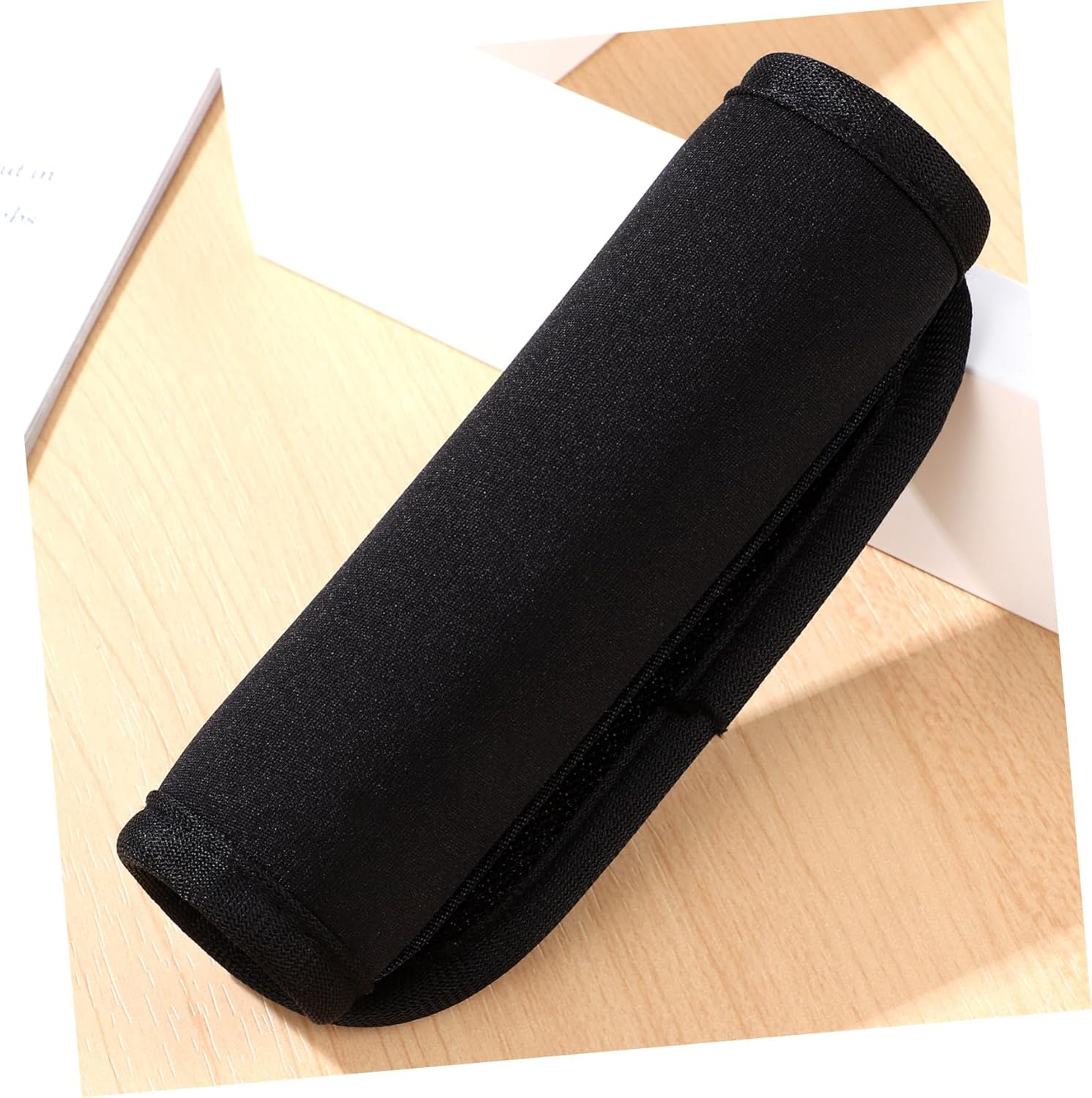 Gatuida Luggage Handle Wrap Sleeve Neoprene Trolley Handle Grip Cover Black Travel Suitcase Accessory for Carrying and Protection image number 1