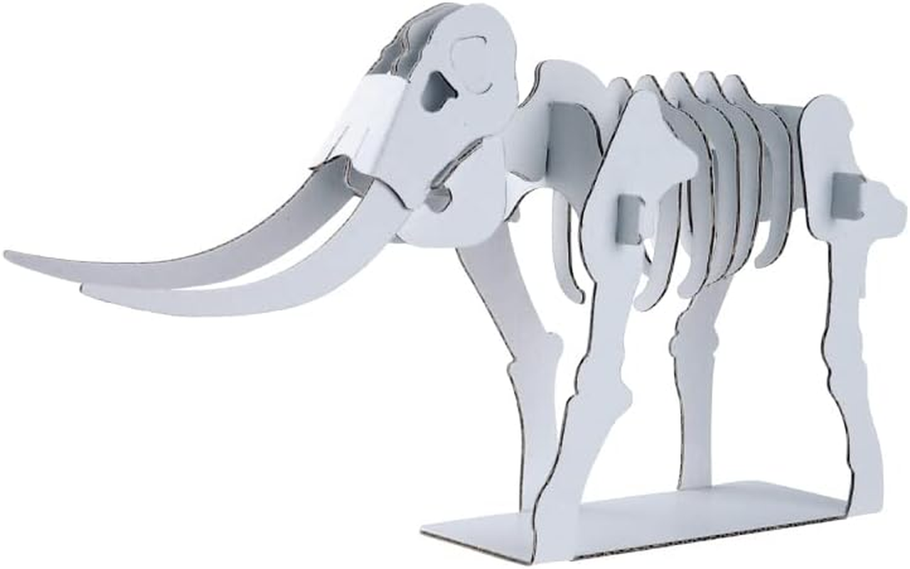 Hacomo Kids Dinosaur Series Nauman Elephant Cardboard Craft Kit