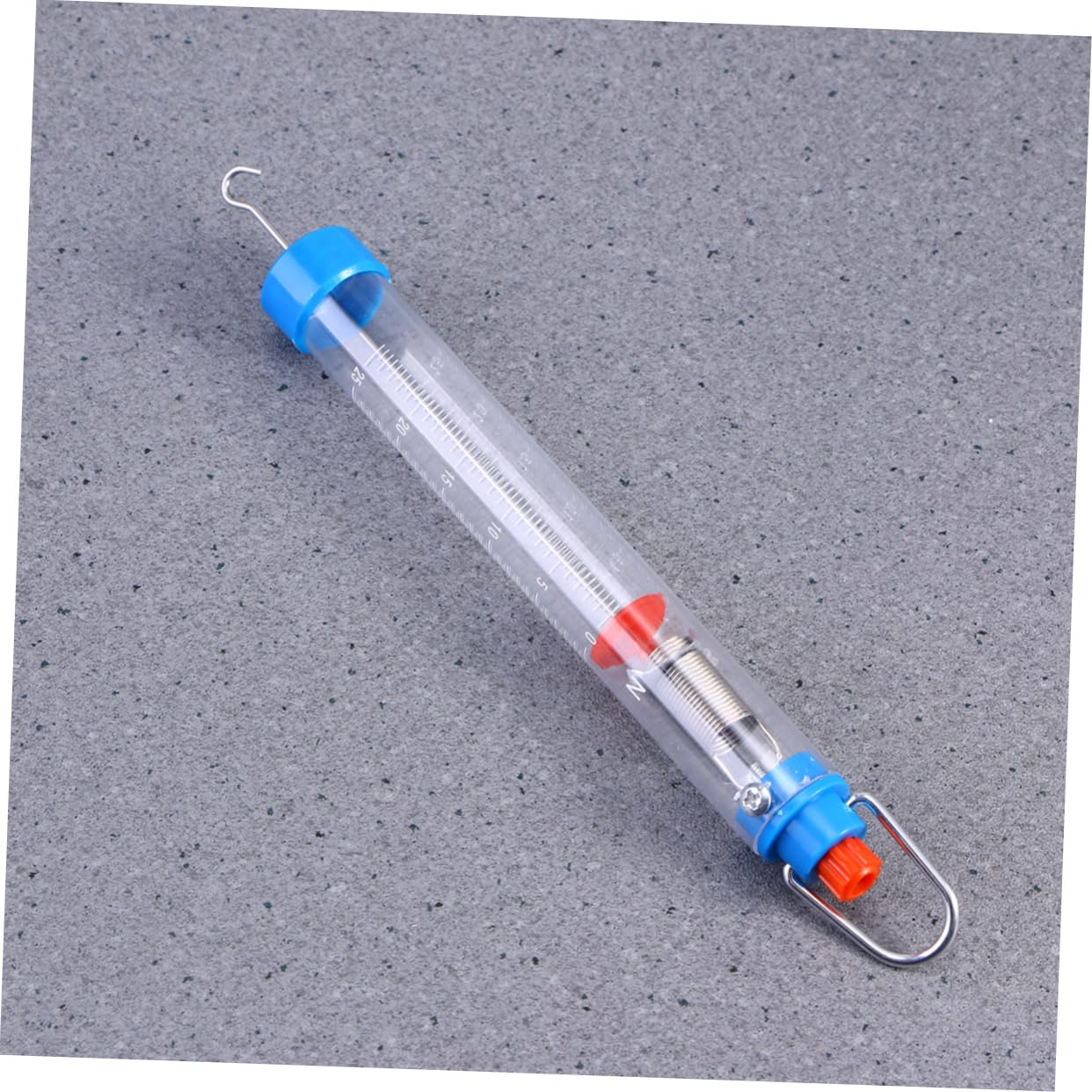 Mobestech Portable Mechanical Spring Balance Cylinder Dynamometer 25N/2500G Hanging Hook for Physics Force Testing and Laboratory Use