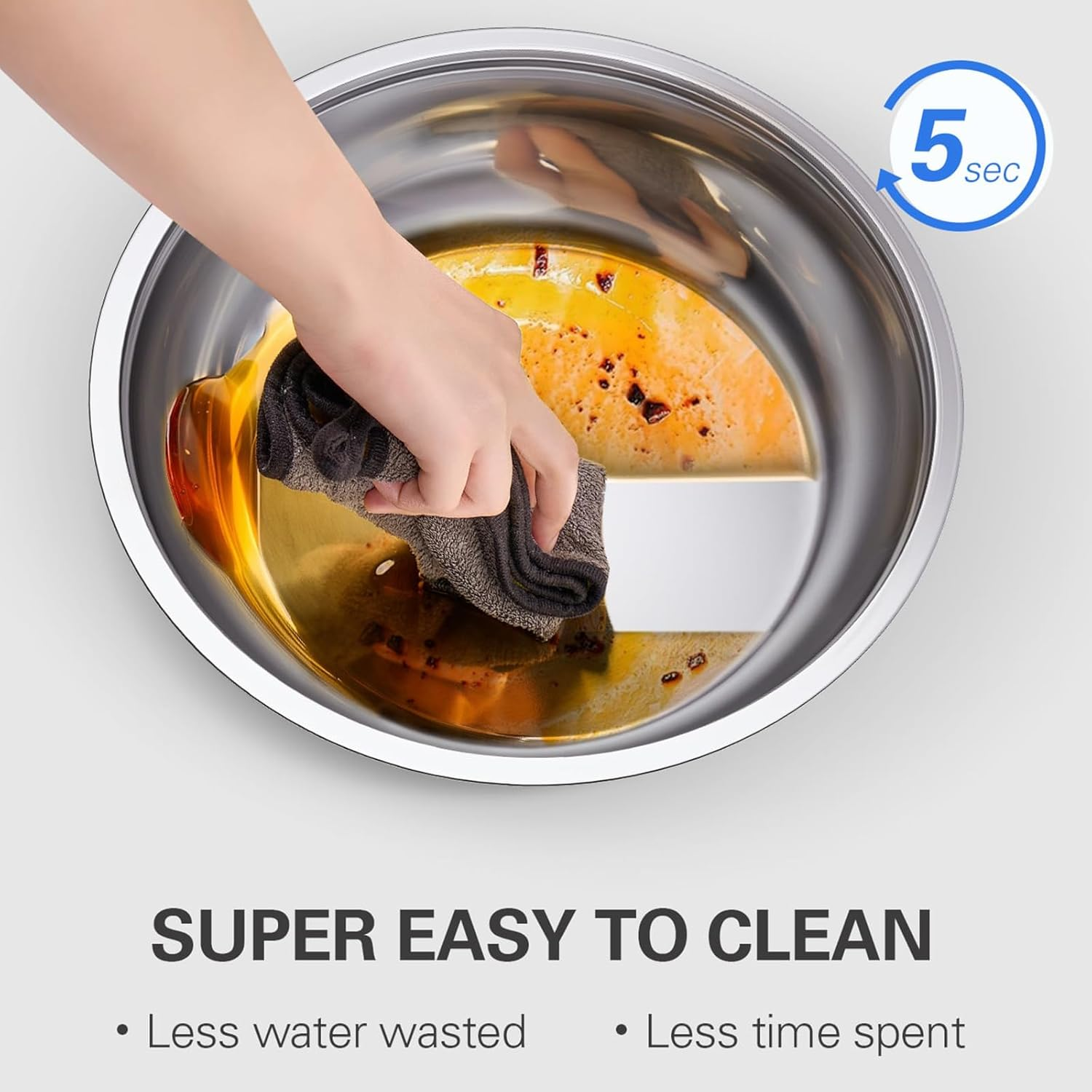 Anycoo 5.5QT Chafing Dishes for Buffet 2 Pack, Staineless Steel Chafing Dish Buffet Set, Buffet Servers and Warmers with Lid for Any Events image number 3