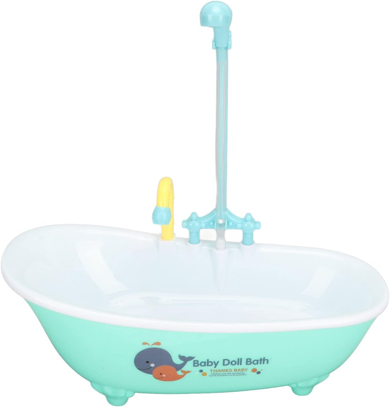 Bird Bath Tub Bowl Basin, Multifunctional Cute Electric Automatic Parrot Bathtub Bird Bathtub with Faucet and Shower Head, Bird Bath Sink Birdbath Toy Pet Parrot Cage Budgie image number 5