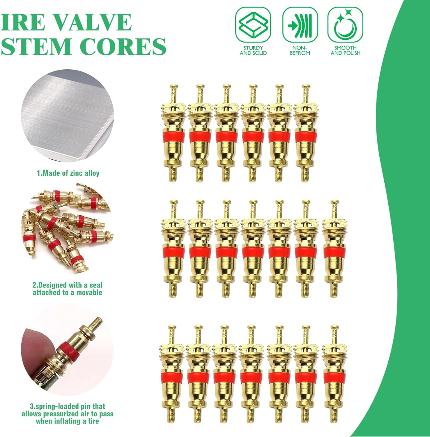 15Pcs Valve Stem Extension with Tire Valve Stem Cores Kit, 45 90 135 Degree Stainless Steel Valve Stem Extender and 7" 12" Brass Braided Stem Extension Adaptors for Most Cars Truck image number 5