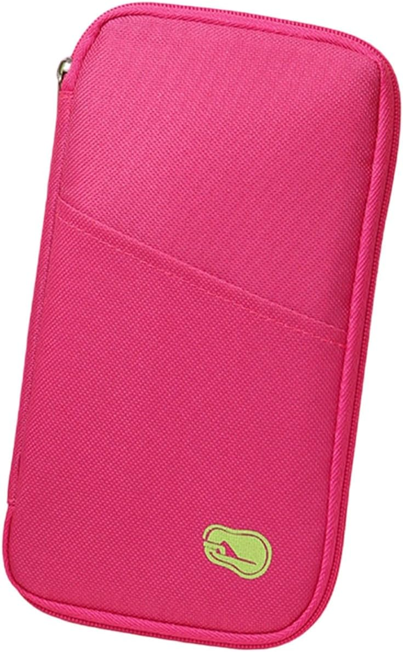 [Xinsheinelry] Mesh Pocket for Efficient Airport Security Check and Ergonomic Design Organized Compact Travel Document Credit Card Passport Holder image number 1