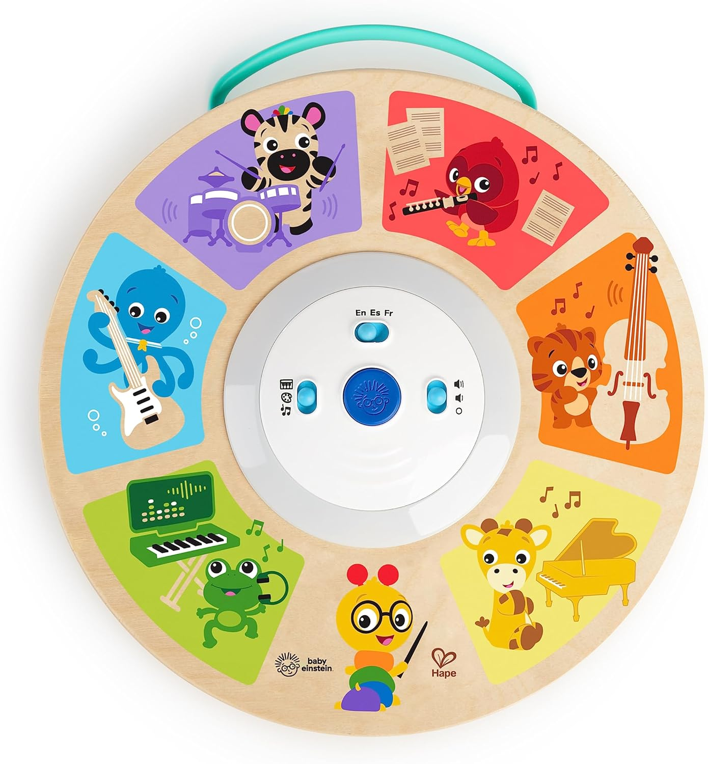 Baby Einstein Cal'S Smart Sounds Symphony Magic Touch Wooden Electronic Activity Toy, Ages 6 Months +