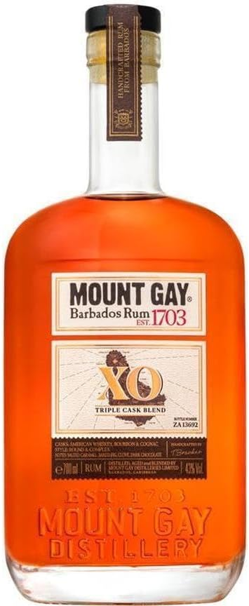 Mount Gay XO Rum 700Ml Bottle