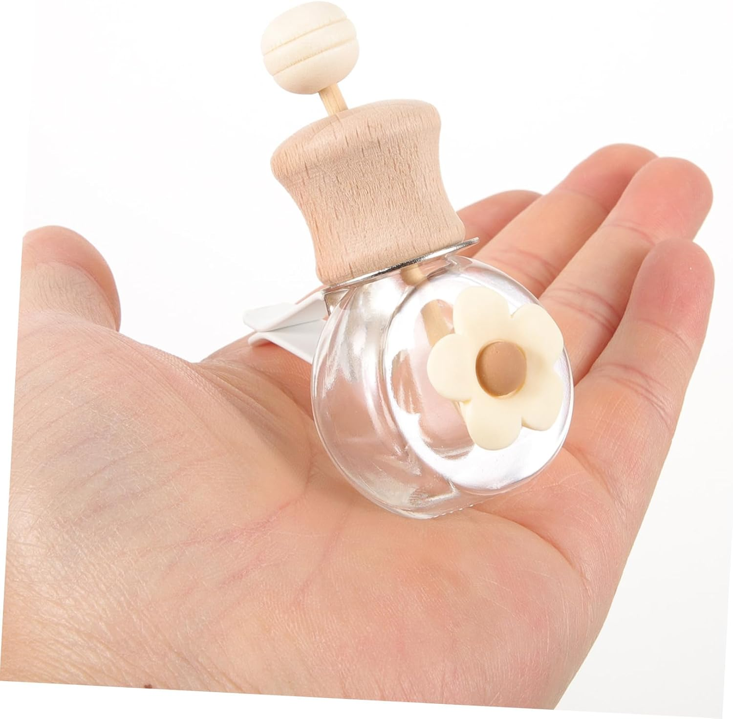 Car Air Freshener Hanging Perfume Bottle Empty Diffuser for Car Stylish Decorative Aroma Bottle image number 1
