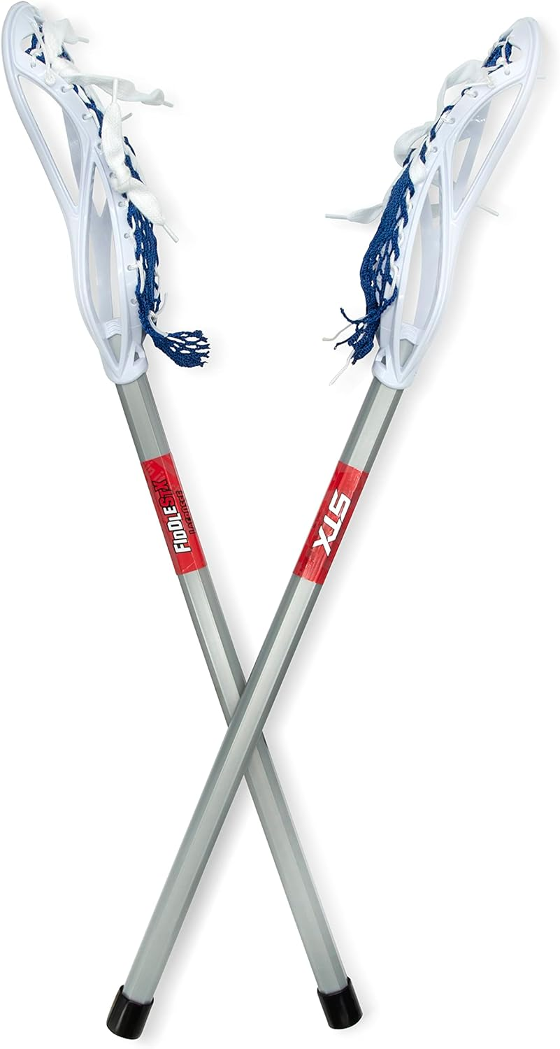 STX Fiddlestx Two Pack Mini Super Power with Plastic Handle and One Ball, 30-Inch,White/Grey image number 3