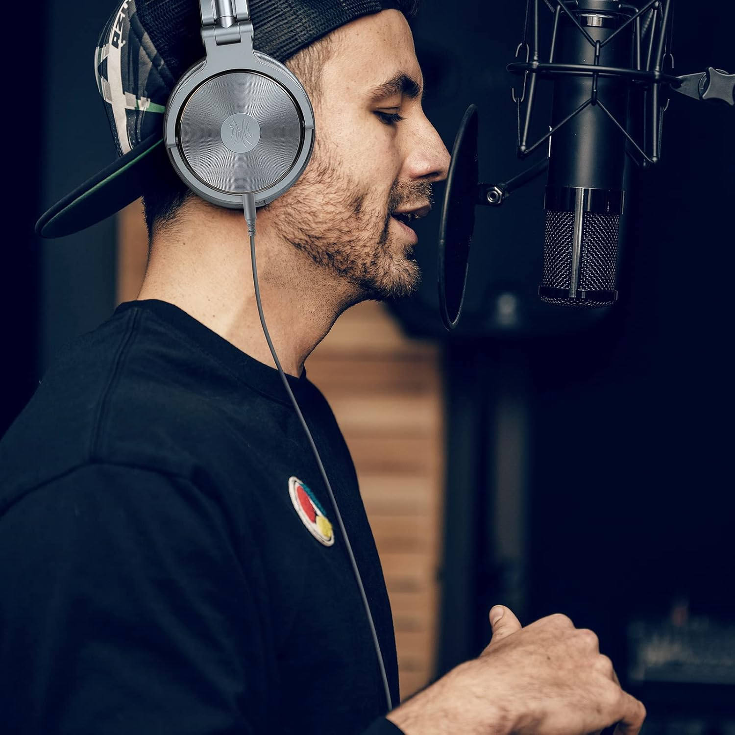 Oneodio Hi-Res over Ear Headphones for Studio Monitoring and Mixing, Professional Adapter-Free DJ Recording Wired Headsets with Protein Leather Earcups, 50Mm Driver (Pro-50 Metallic Blue) image number 6