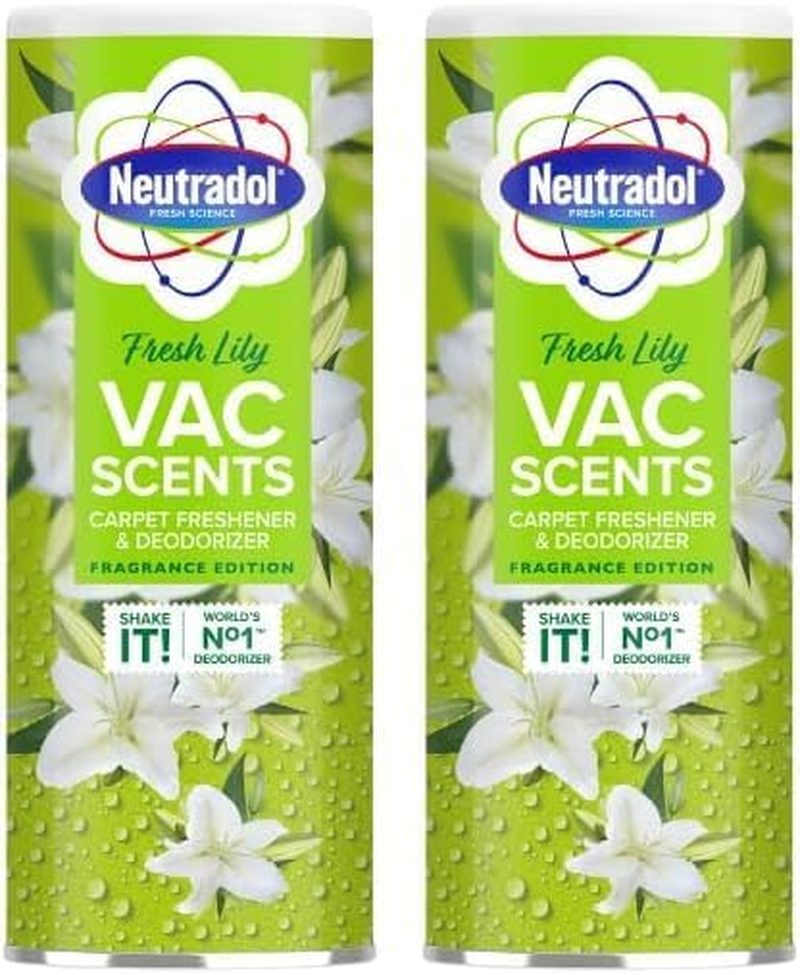 NEUTRADOL CARPET FRESHENER and DEODORIZER VAC N FRESH FRESH LILY 350G