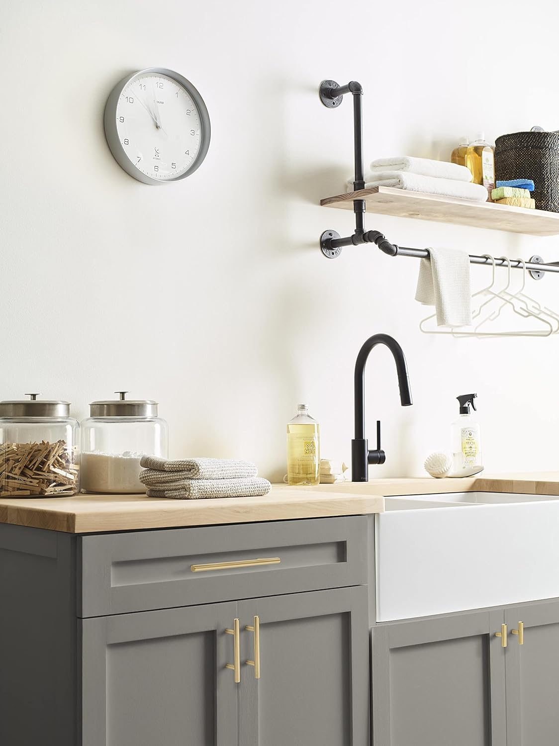 Amerock | Cabinet Knob | Champagne Bronze | 1-15/16 Inch (49 Mm) Length | Bar Pulls | 1 Pack | Drawer Knob | Cabinet Hardware image number 6