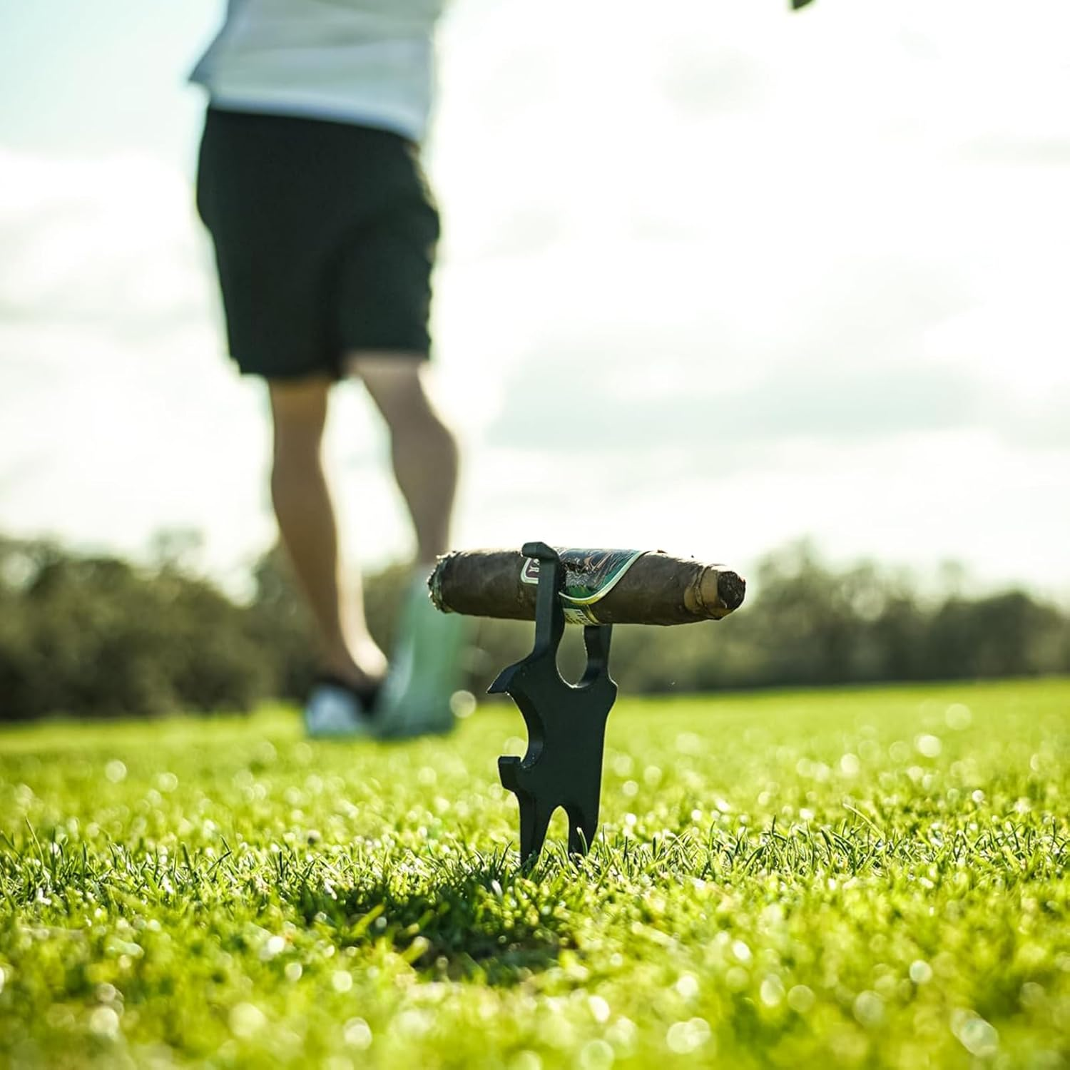 Golf Cart Multi-Tool with Magnetic Cigar Holder, Divot Tool, Ball Marker image number 1
