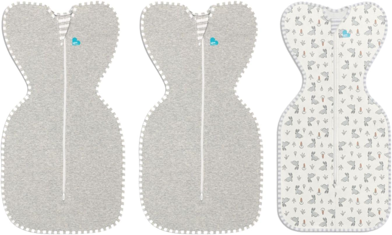 Love to Dream Swaddle up Self-Soothing Sleep Sack Starter Bundle, Dramatically Better Sleep, Snug Fit Calms Startle Reflex, 1.0 TOG image number 4