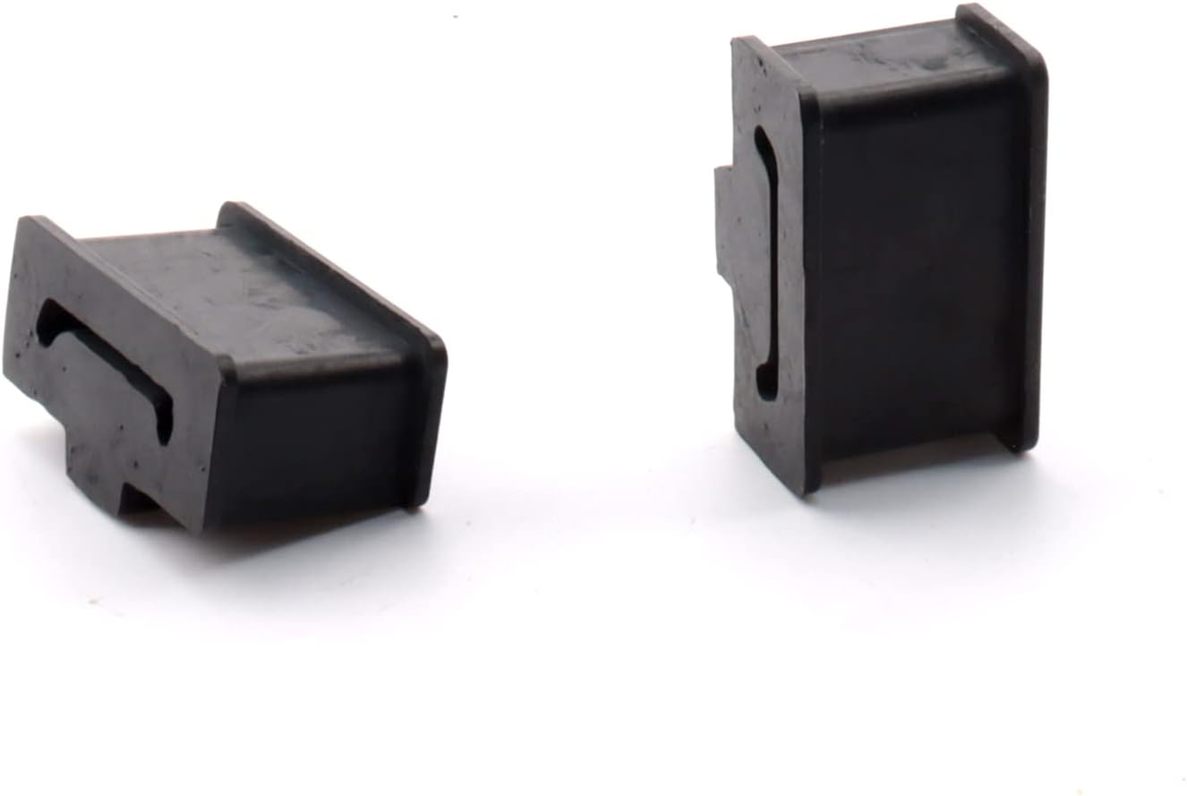 1 Pair Rubber Muffler Mount Compatible with Harley Touring Road King Street Glide CVO (Replace 65724-85) image number 3