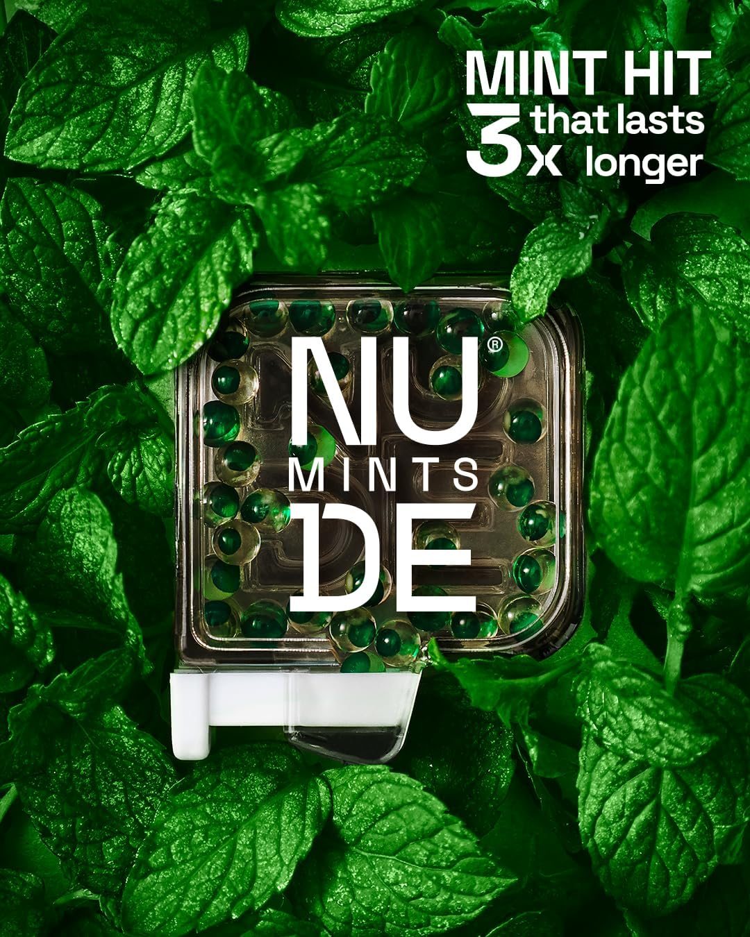 NUDE Breath Mints for Bad Breath - SEXY SPEARMINT | 2 in 1 Keto Friendly Sugar Free Mints | Gluten Free Bad Breath Treatment for Adults | Carbs | Calorie | Breath Freshener for People | Instant Fresh | Cleanse Gut | SPEARMINT | 5 Pack | 150 Mint Capsules image number 3