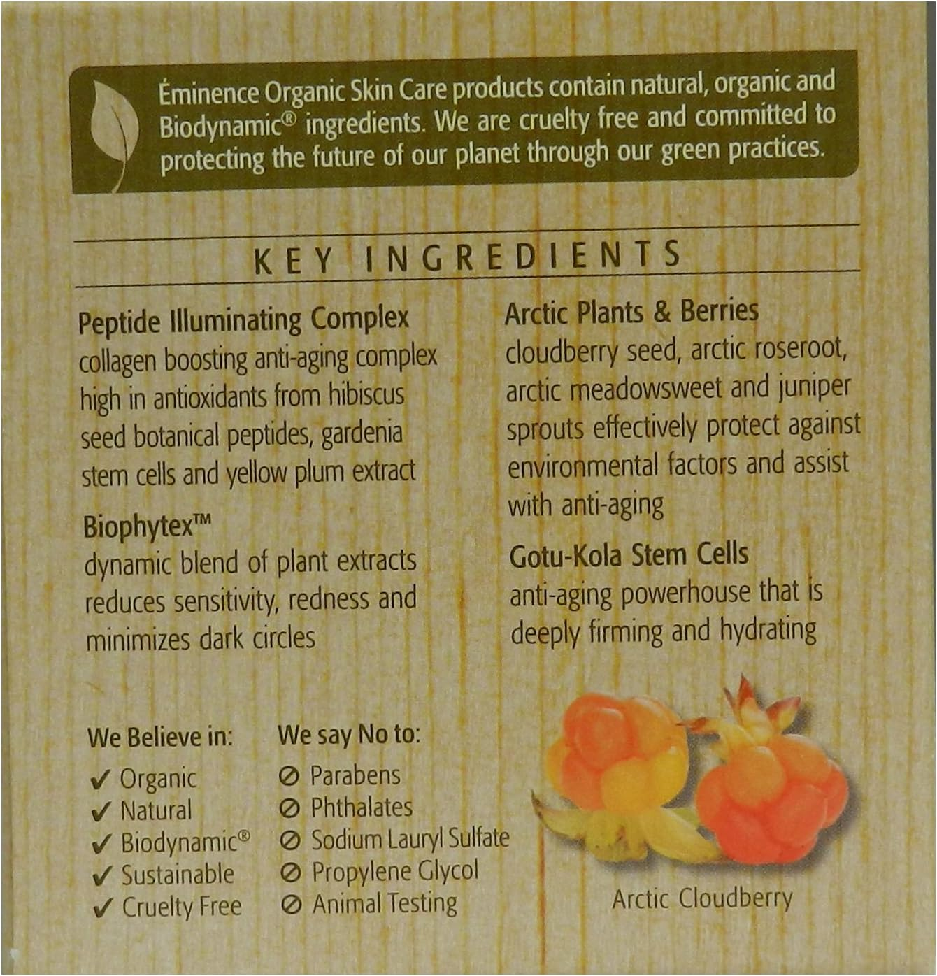 Eminence Arctic Berry Peptide Radiance Cream image number 2