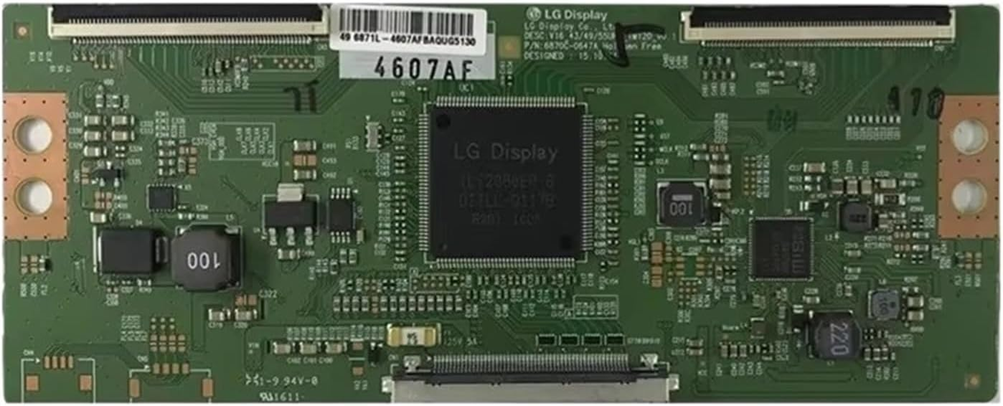 6870C-0647A V16 434955Uhd_Tm120_V0.1 TV Tcon Board 6870C0647A V16434955Uhdtm120V01 6870C 0647A Logic Board Good Test T Con Board image number 2