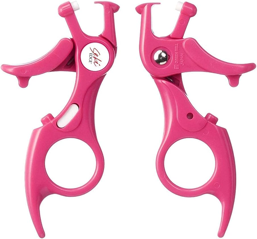 Seki Edge Spot Eyelash Curler (SS-600) - Lash Curler Adds Curl, Lift & Definition to Outer Corners of Lashes - Help Eyes Appear Larger & More Open - Comes with Extra Curler Replacement Pad
