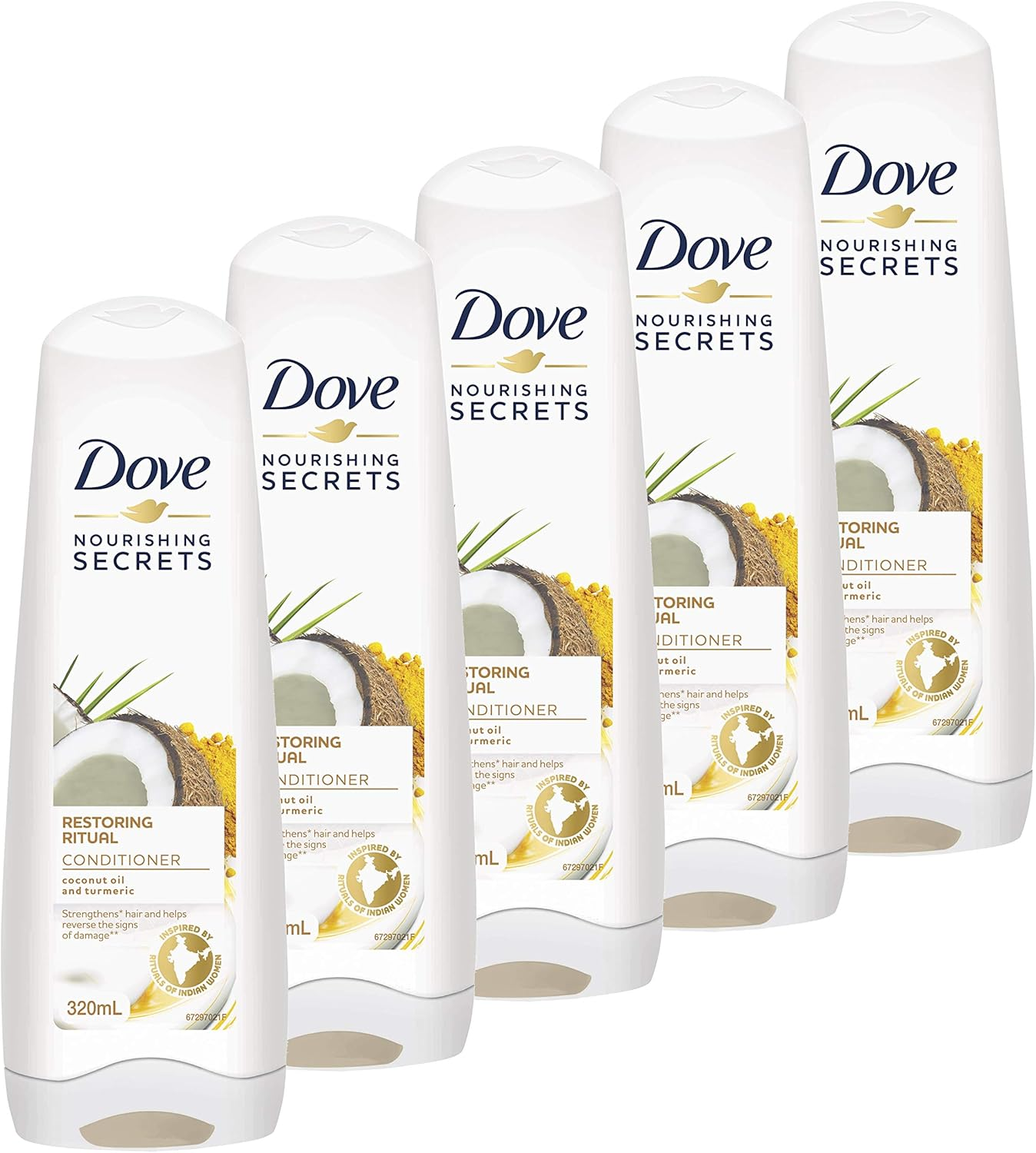 Dove Nourishing Secrets Conditioner Restoring Ritual, 5 X 320Ml image number 5