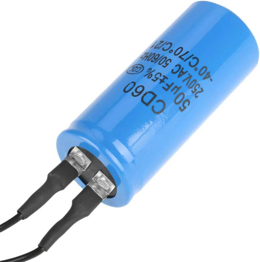 50Uf Anti-Explosion AC Heat Resisting Run Capacitor, Blue CD60 Run Capacitor, for Compressor Air Conditioner image number 6