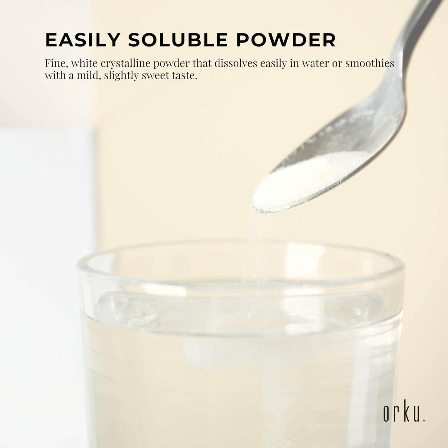 Orku 400G Myo Inositol Powder - USP Grade High Purity Unflavoured