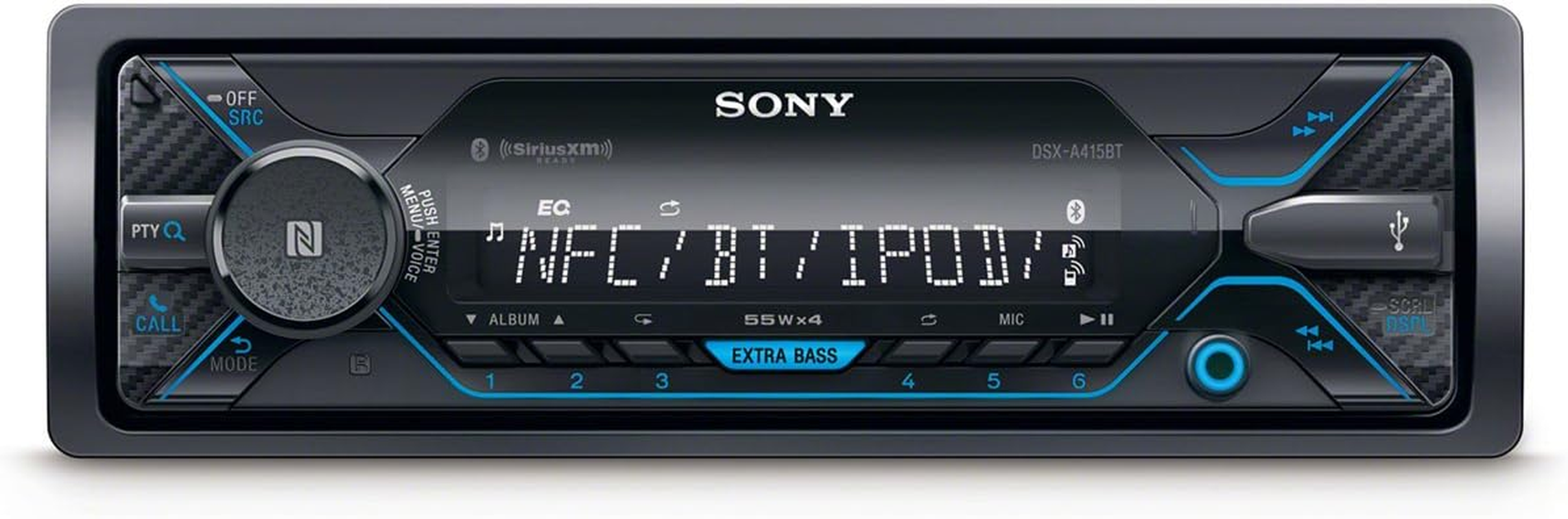 Sony DSXA415BT Digital Media Receiver with Bluetooth & Satellite Radio image number 1