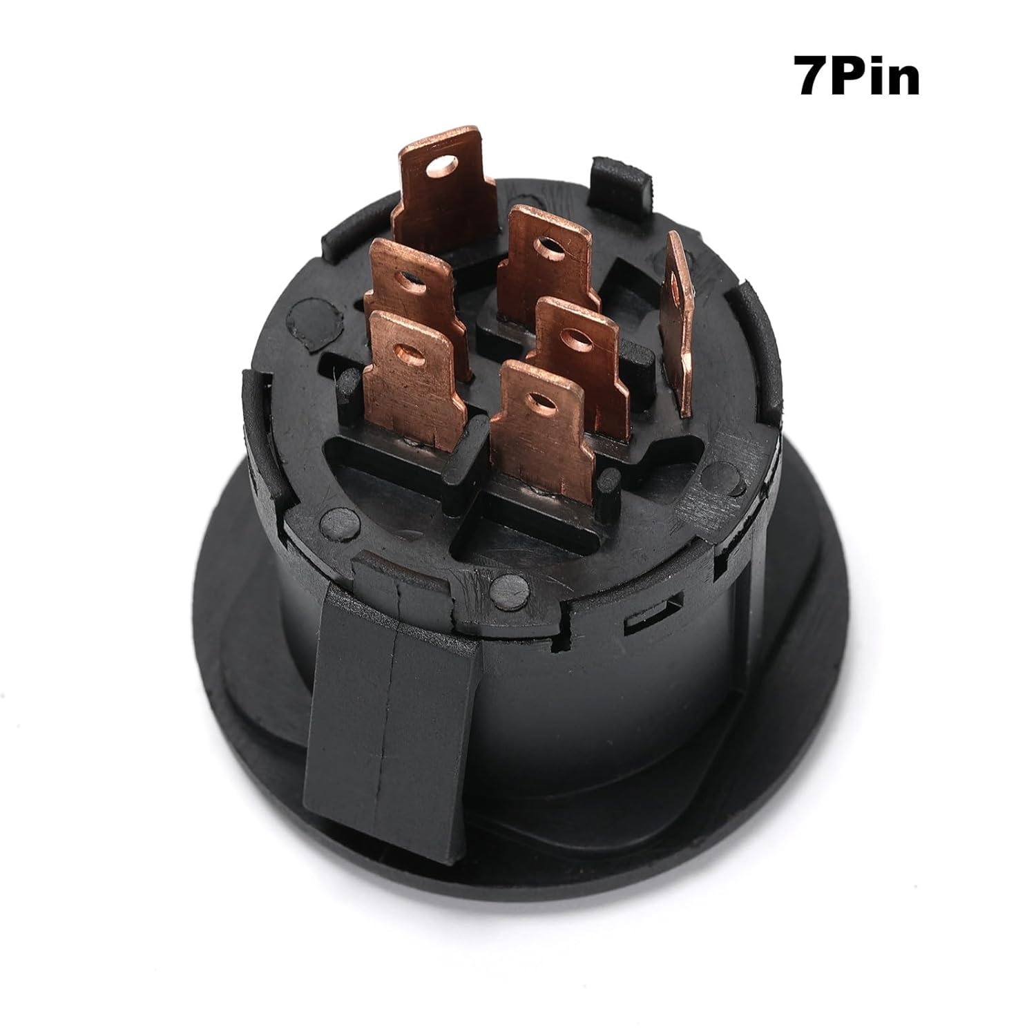 Ruimou Lawn Mower Lgnition Switch 532193350/193350 (4-Position,7Pin) with 2 Keys Compatible with Husqvarna,Craftsman,Ayp,Ariens,Poulan image number 5