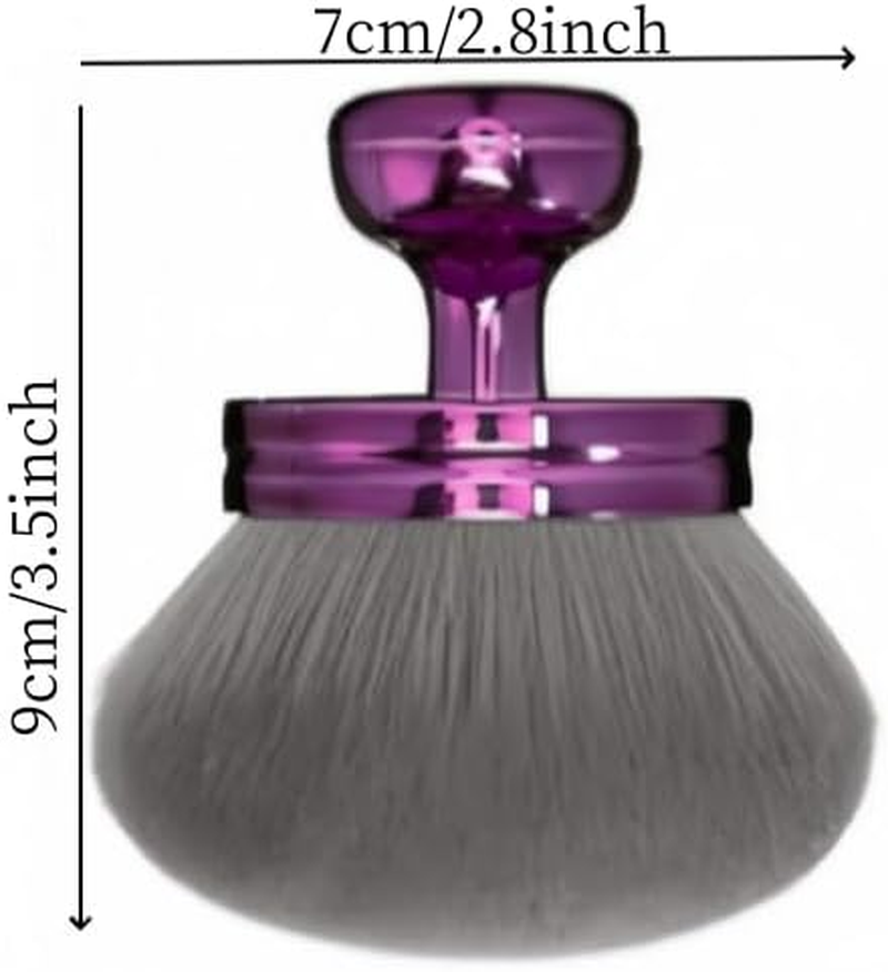 Wide-Headed Self Tanning Kabuki Blend Brush, 1Pc Wide Head Body Makeup Brush Oval Self Tan Back Applicator, Large Self Tan Brush Self Tanning Applicator image number 2