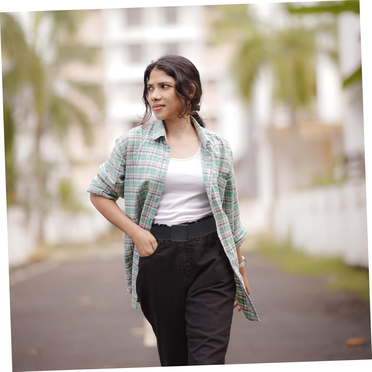 EXAOMBLE Hidden Money Belt for Travel Waistband Cash Hide Belt Practical Joke Prop Secure Storage Adjustable Waist Strap Suitable for Outdoor Sports and Travel image number 5