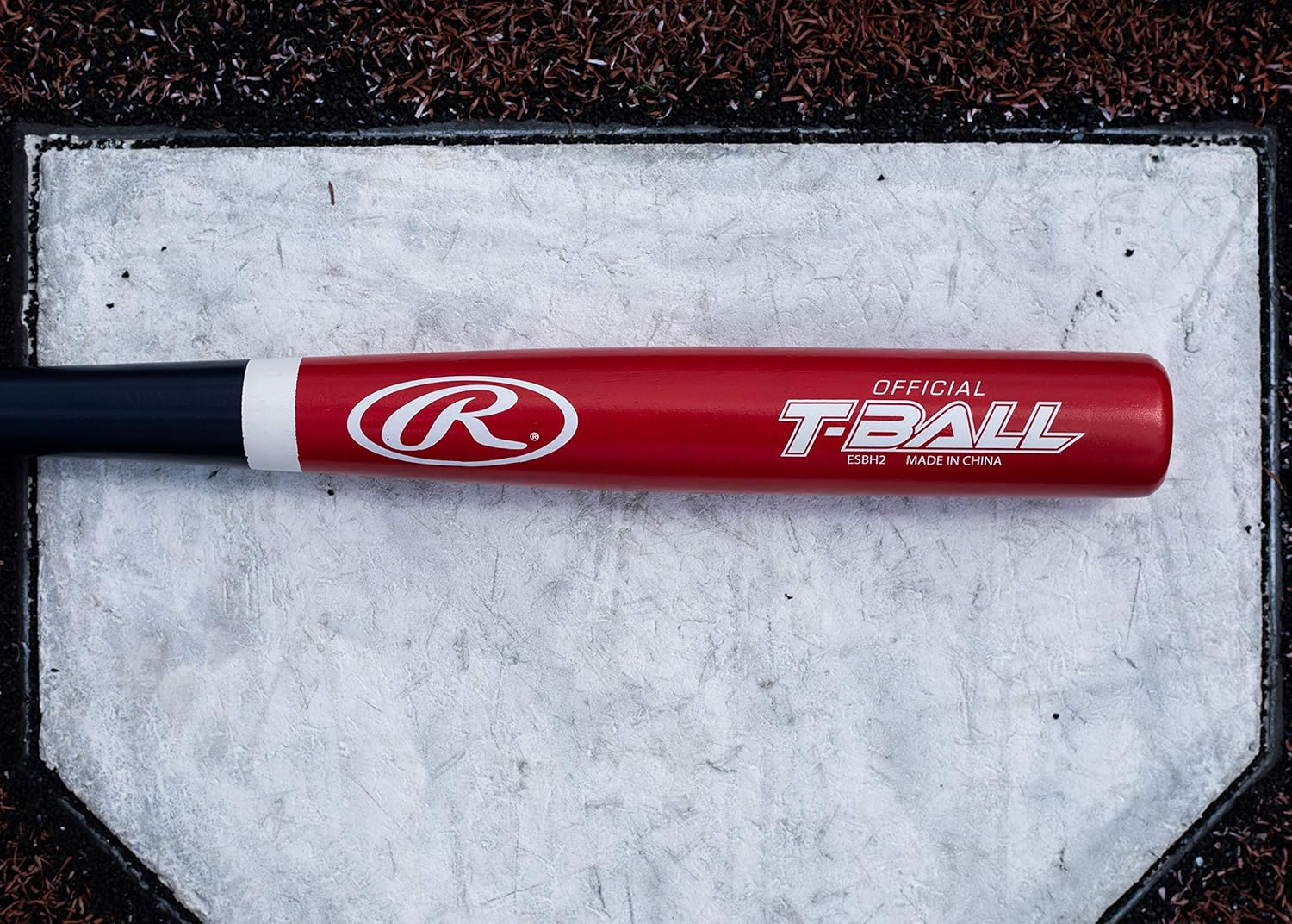 Rawlings Ash Wood T-Ball Bat/Ball Combo image number 3