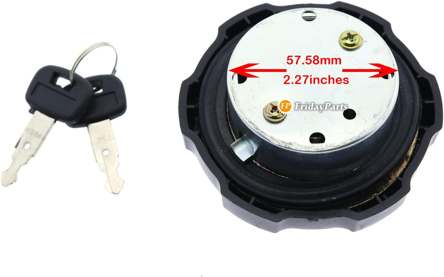 Fridayparts Fuel Cap 2658575 W/Keys 459A for Caterpillar Mini 303.5C 304C CR 305.5D 308E image number 5