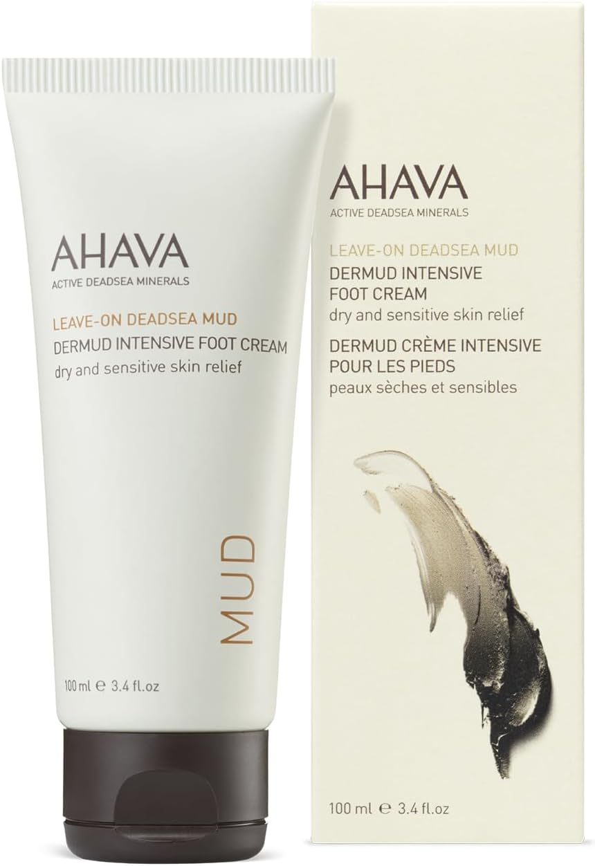AHAVA Dermud Intensive Foot Cream - Intensely Hydrates, Moisturizes & Heals Dry Cracked Heels and Feet, Enriched with Patented Osmoter and Dermud, Hippophae Oil, Lavender Oil & Shea Butter, 3.4 Fl.Oz image number 6
