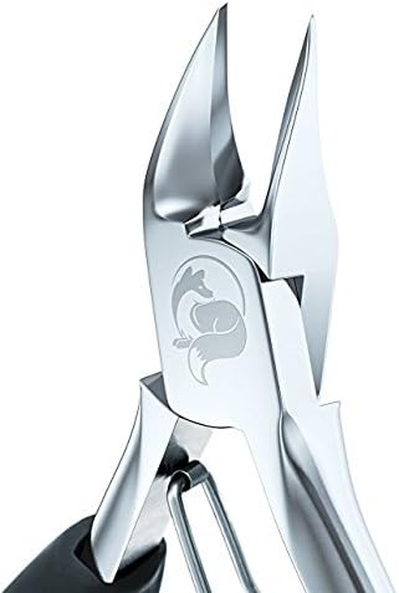 The Original Soft Grip Toenail Clippers by Fox Medical - Surgical Grade Stainless Steel Nail Nippers image number 4