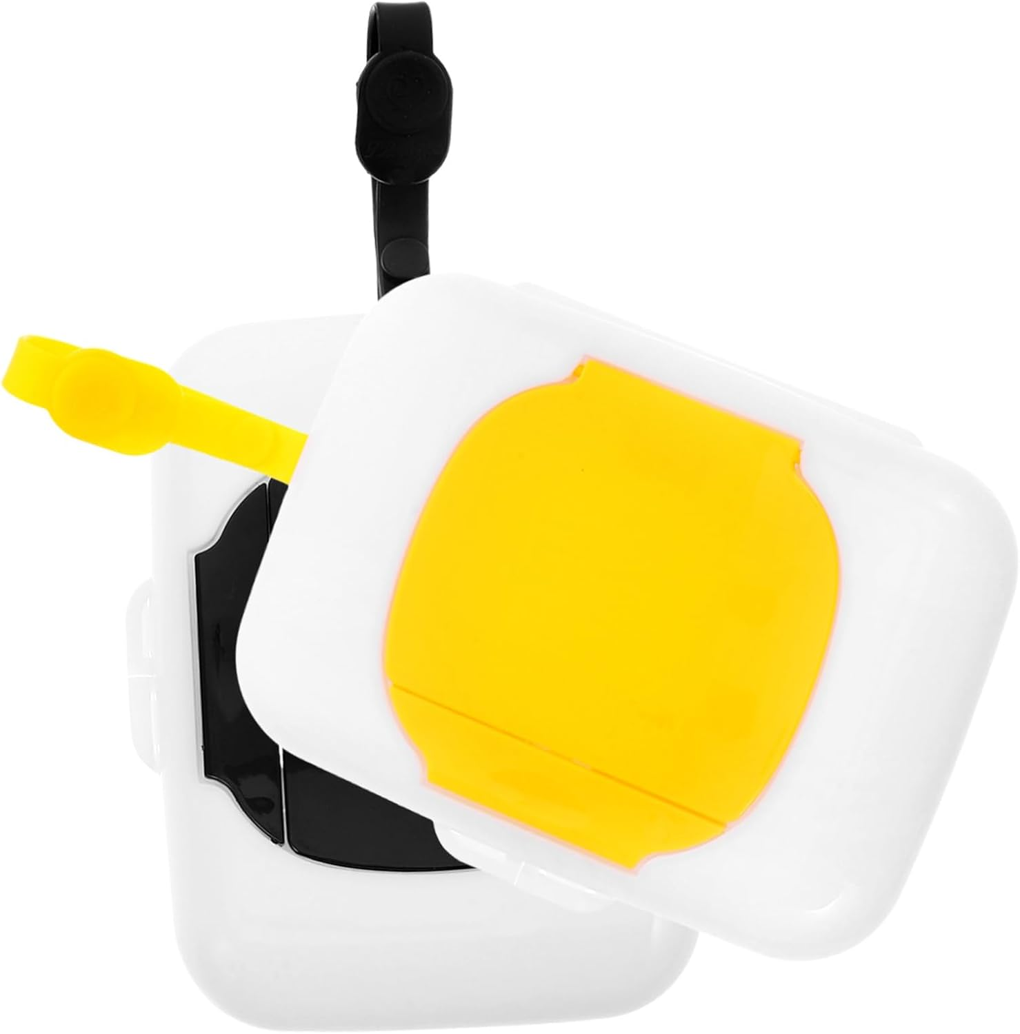 TIDTALEO 2Pcs Wipes Dispenser Box Storage for Travel Newborn Gifts Portable Wipes Carrier Airtight Seal for Diaper Bag image number 3