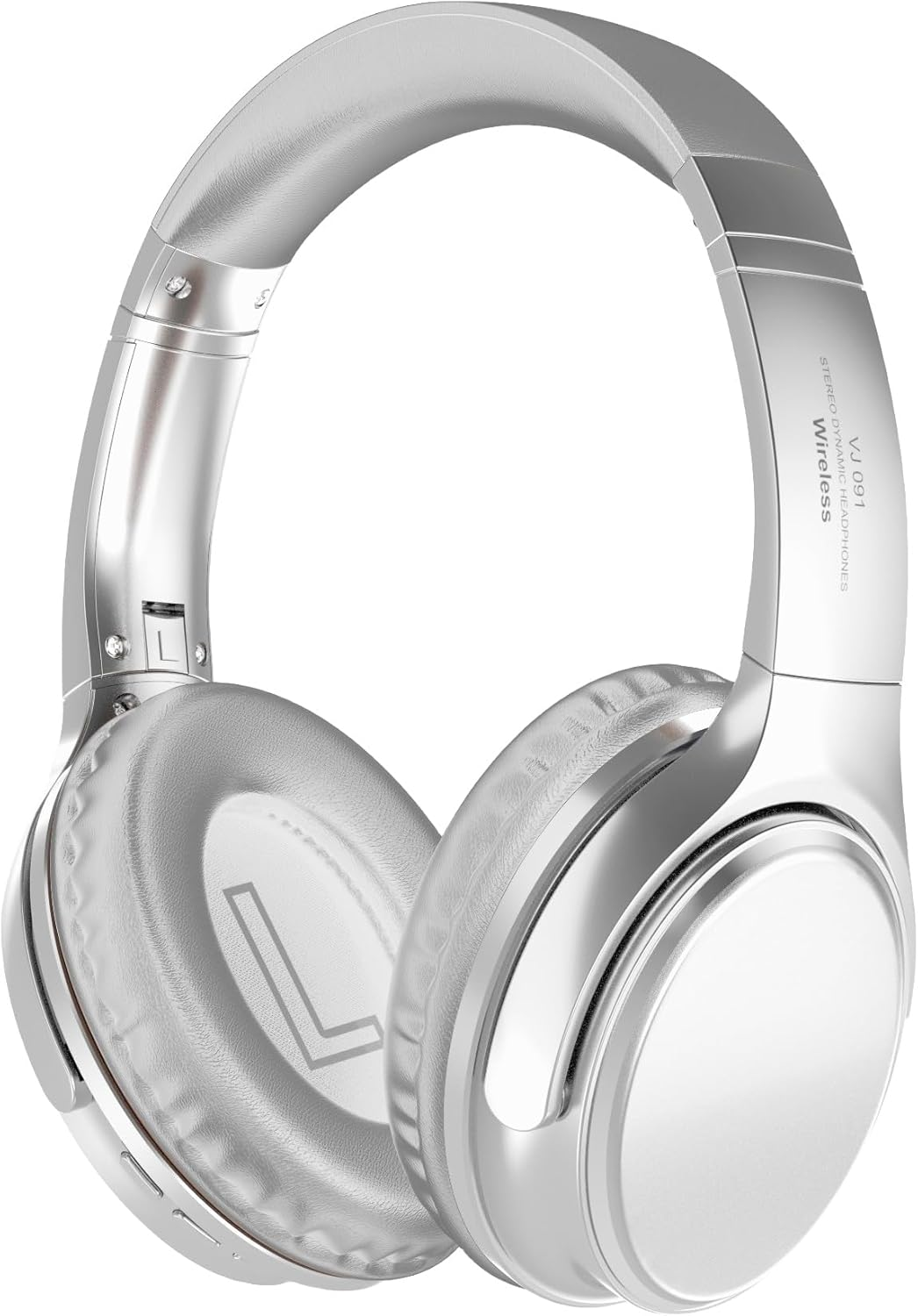 ND NEXT DESTINATION Wireless Bluetooth Headphones, Hybrid Headphones with Microphone and Hifi Stereo Sound, Wireless Over-Ear Headphones, Noise Cancelling, White