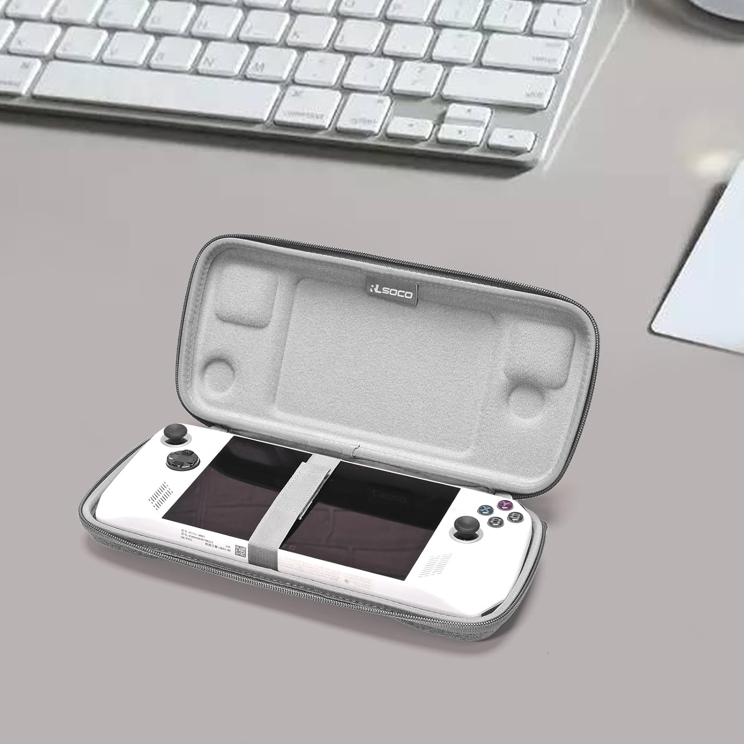 RLSOCO Hard Case for ASUS ROG Ally X Handheld Gaming Device - Grey (Case Only) image number 2