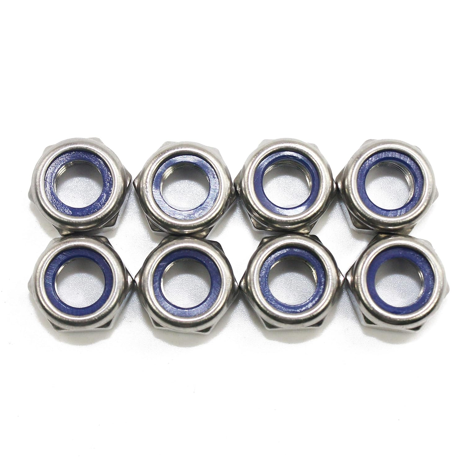 Locking Nuts M5 DIN 985 V2A Stainless Steel Clamping Nuts Stop Nuts Pack of 100 image number 5