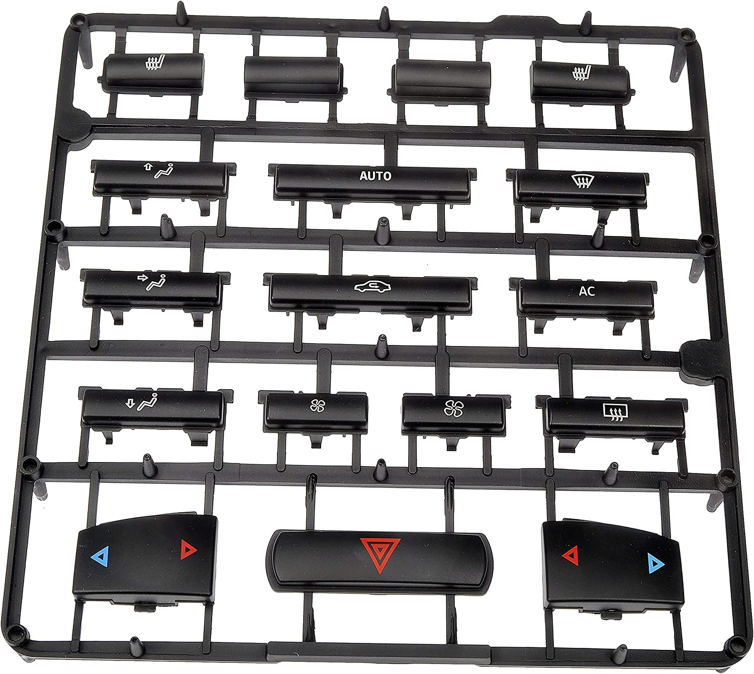 Dorman 76833 HVAC Control Button Kit Compatible with Select Saab Models image number 4