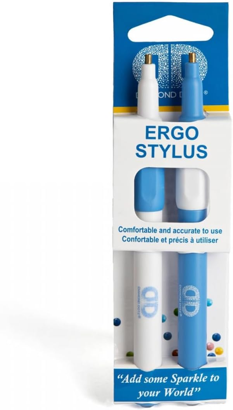 Pracht Creatives Hobby Freestyle Ergo Stylus Set of 2 2 Ergonomically Shaped Applicator Pencils Accessories for Creating Creative Diamond Dotz Designs image number 1