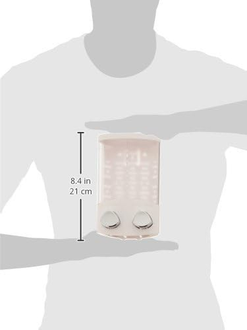 Better Living Products, White 76254-1 Euro Series 2-Chamber Soap and Shower Dispenser image number 2