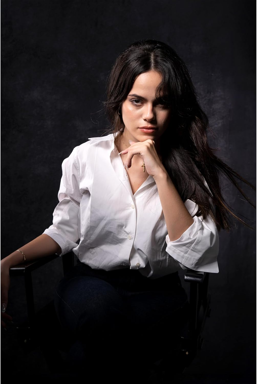 Urctepics 8X10Ft Professional Dark Gray Portrait Backdrop Abstract Textured Backdrops for Photography Vintage Headshot Background image number 2