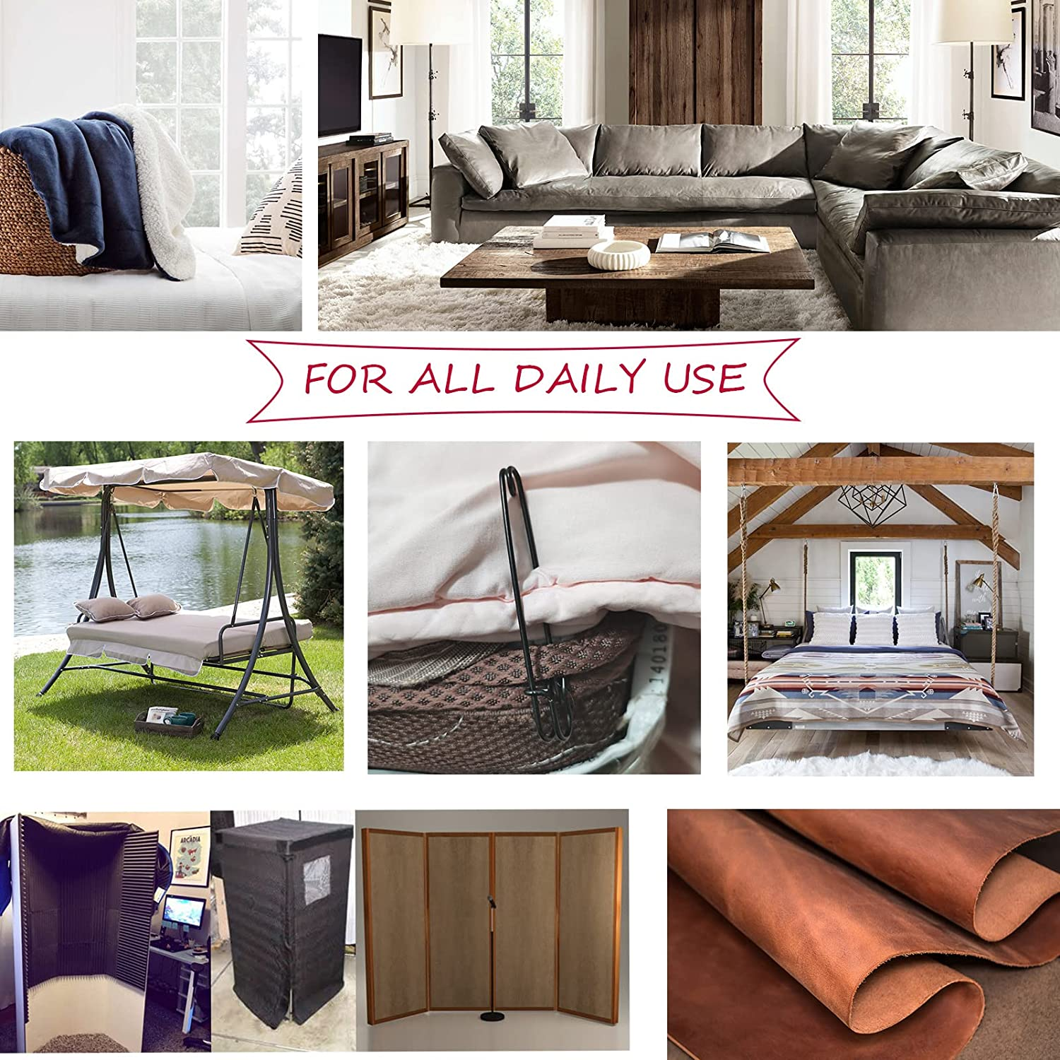 Urmspst Safety Pins (Upgrated), 75Mm Large Safety Pin Pack of 30 for Clothes Leather Canvas Blankets Crafts Skirts Kilts, Extra Large Safety Pin Heavy Duty Black Safety Pins (Black) image number 2