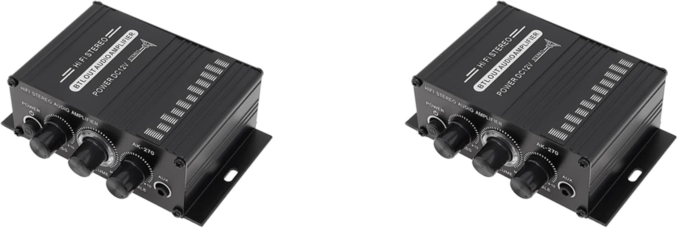 Mellisso 2X Power Amplifier Audio Karaoke Home Theater Amplifier 2 Channel Class D Amplifier USB/SD AUX Input image number 2