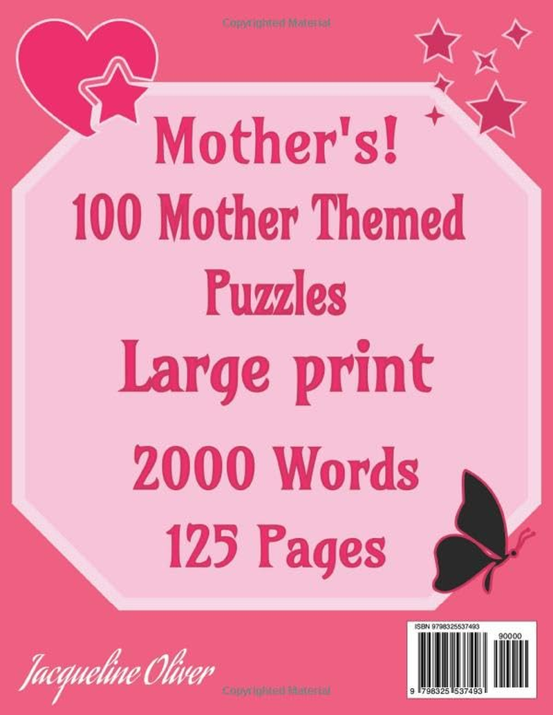 Word Search for Your Special Mother, Mum, Mom, Grandmother, Nanna: Puzzle Book for Your Super Special Mother, a Beautiful Gift to Show How Much She Is Loved