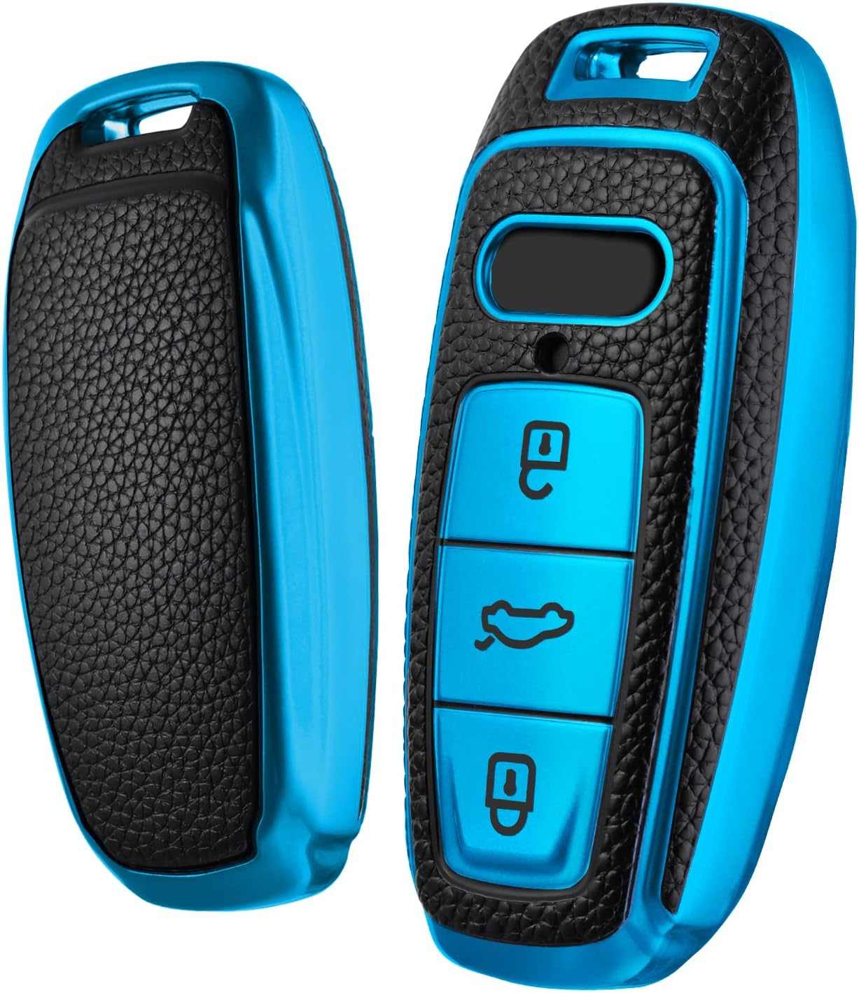 ELOHEI for Audi Key Fob Cover, Special Soft TPU Key Case Cover