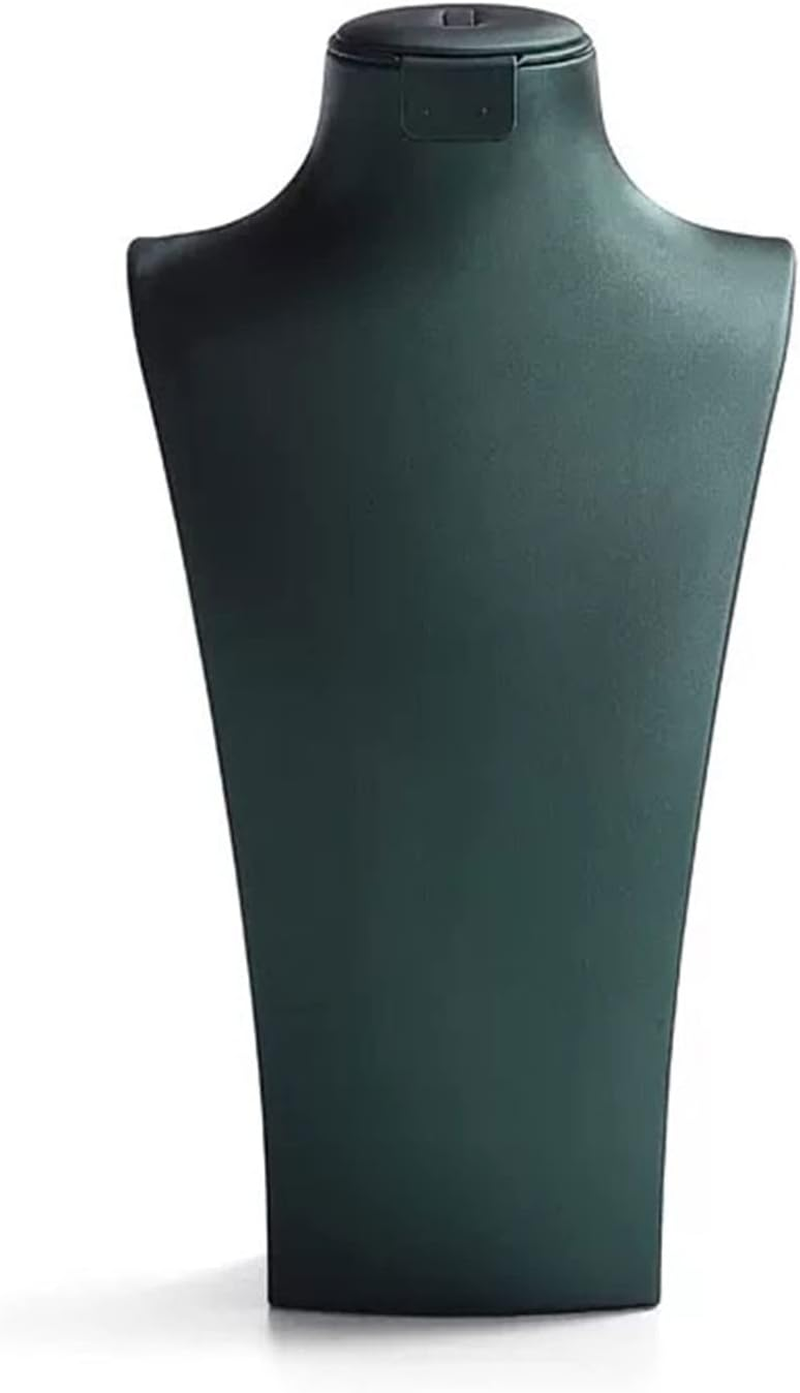 Jewelry Stand Jewelry Bust Display Necklace Bust Stand Holder Chain Storage Display Mannequin Bust Home Organisation Jewelry Organizer Girls Women Jewelry Holder Jewelry Display (Color : Green, Size image number 6