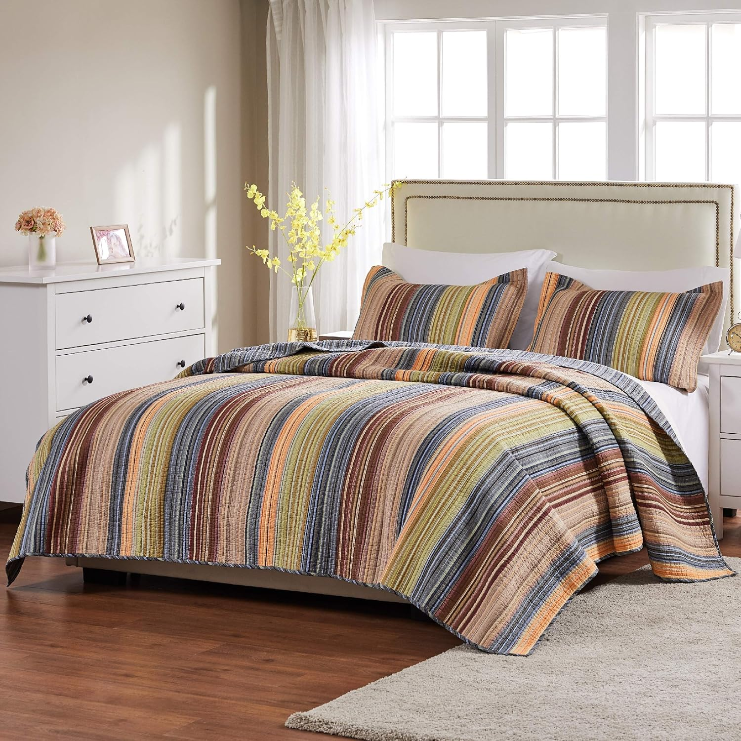 Greenland Home Fashions Katy Quilt Set image number 1