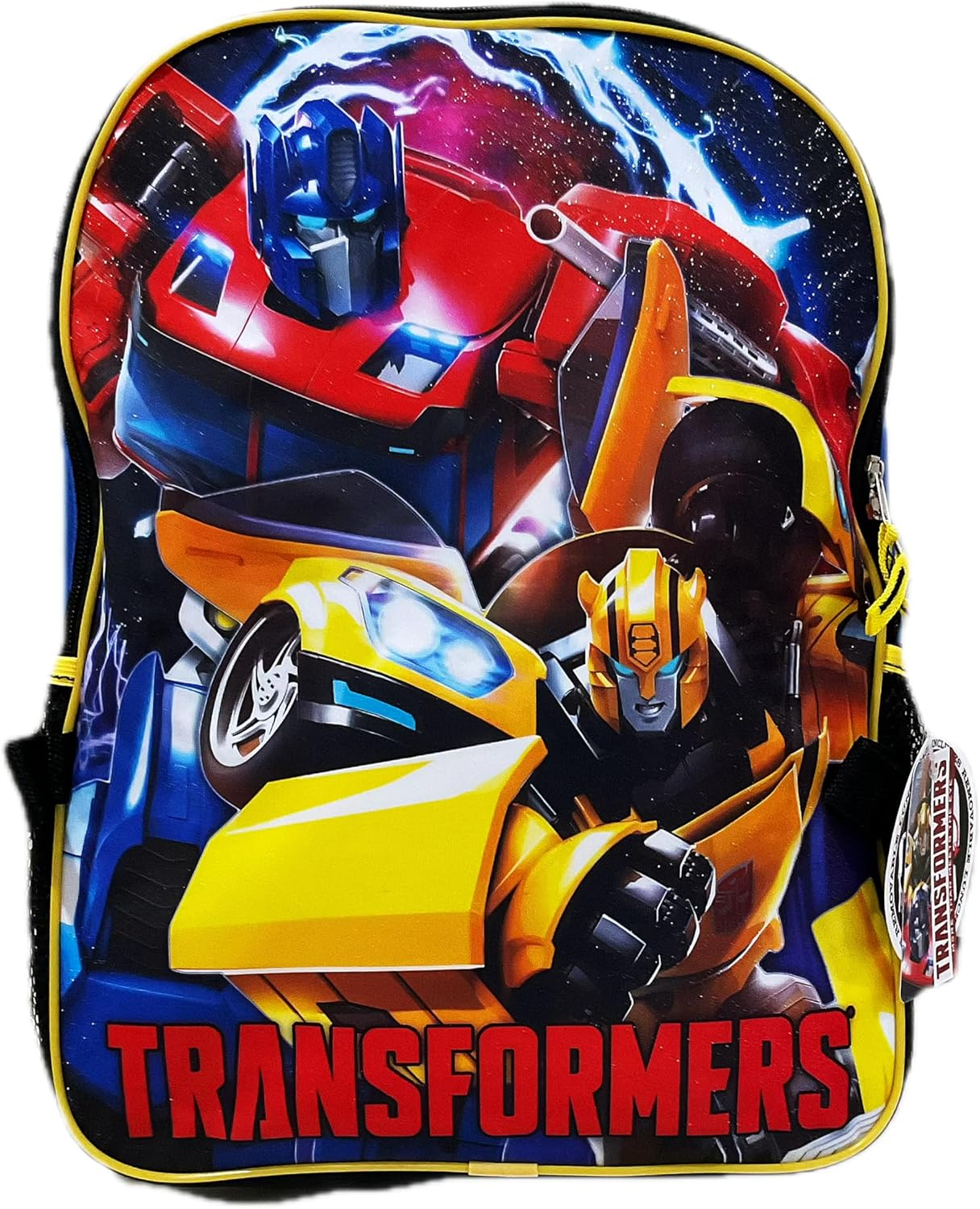 AI ACCESSORY INNOVATIONS Transformers Bumblebee & Optimus Prime Full Size 16 Inch Backpack with Detachable Lunch Box image number 5