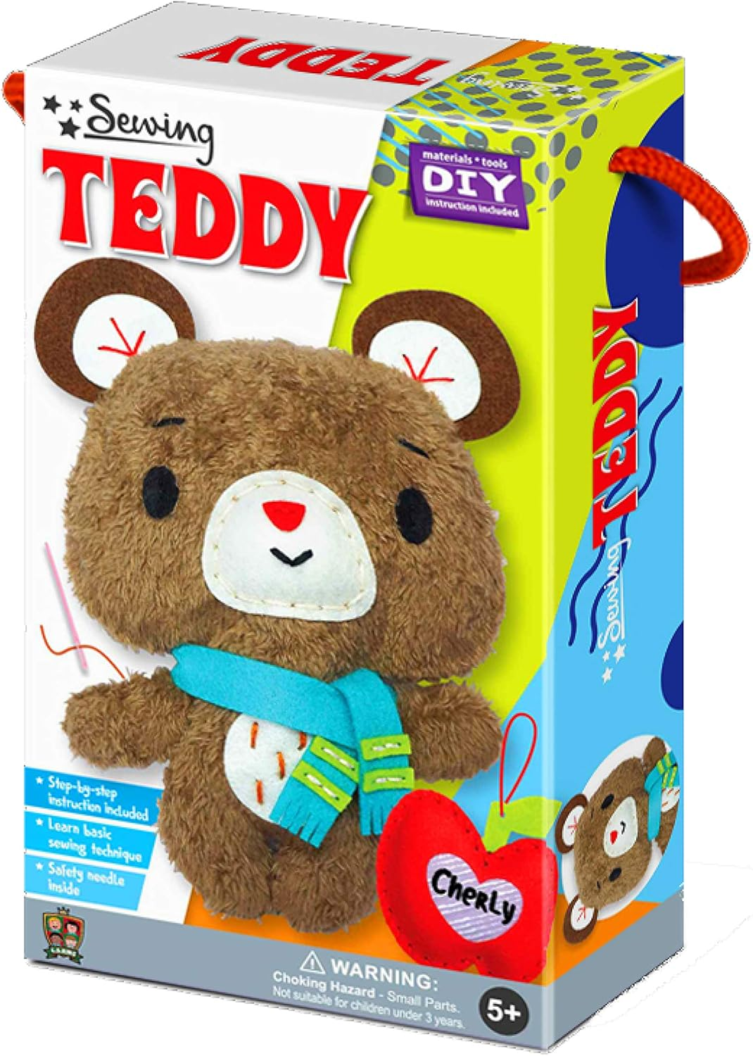 C.S.KIDS SA10 Personalised Sewing Kit - Teddy image number 1